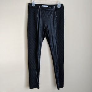 BCBGeneration | Quilted faux leather Moto Leggings